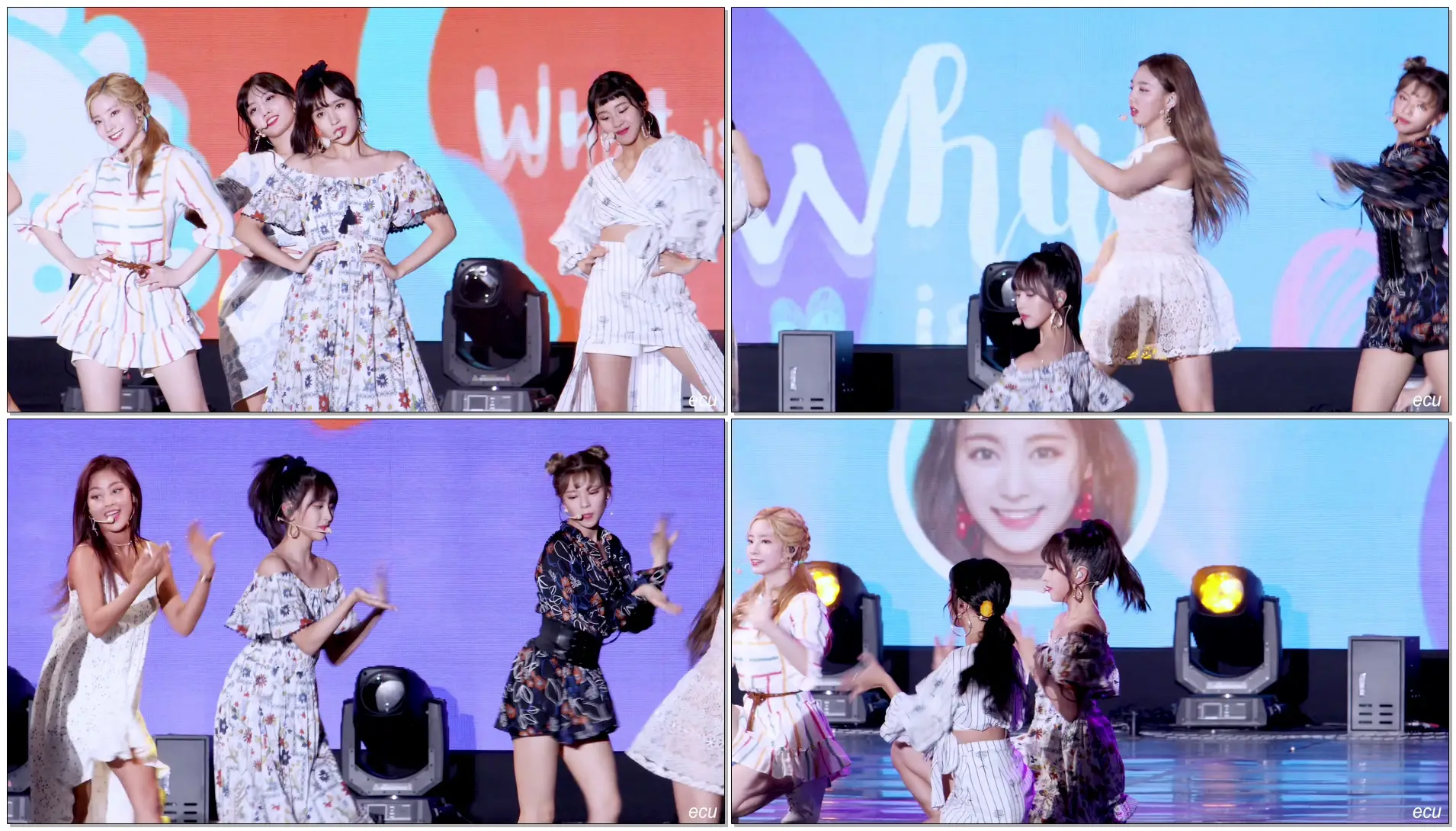 [4K] 180723 트와이스 (TWICE) 미나 (MINA) What Is Love? (왓이즈럽?) / 울산 썸머페스티벌 직캠 fancam by ecu