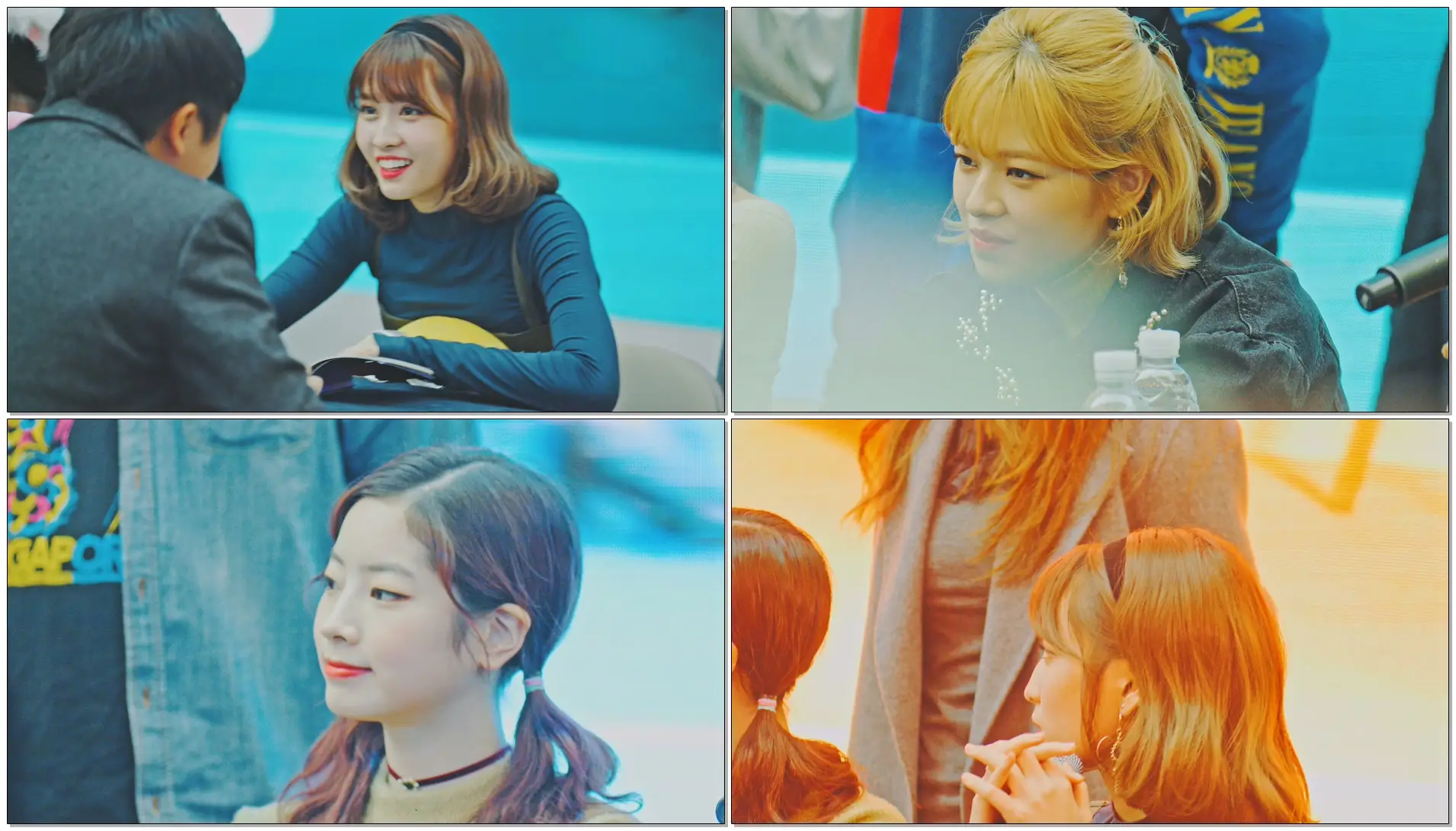 모모,정연,지효,다현 Clip TWICE(트와이스) @171126 고양스타필드 팬싸인회 [4k Fancam/직캠]