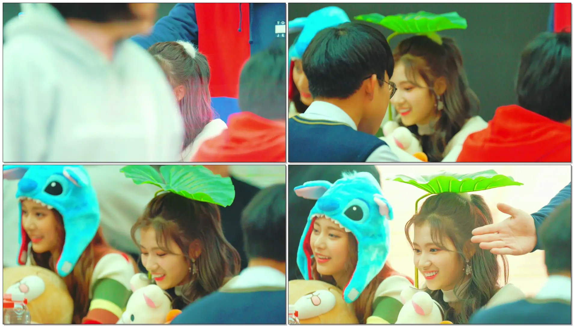 토란잎과 사나(SANA) Clip + 쯔위 TWICE(트와이스) @171126 고양스타필드 팬싸인회 [4k Fancam/직캠]