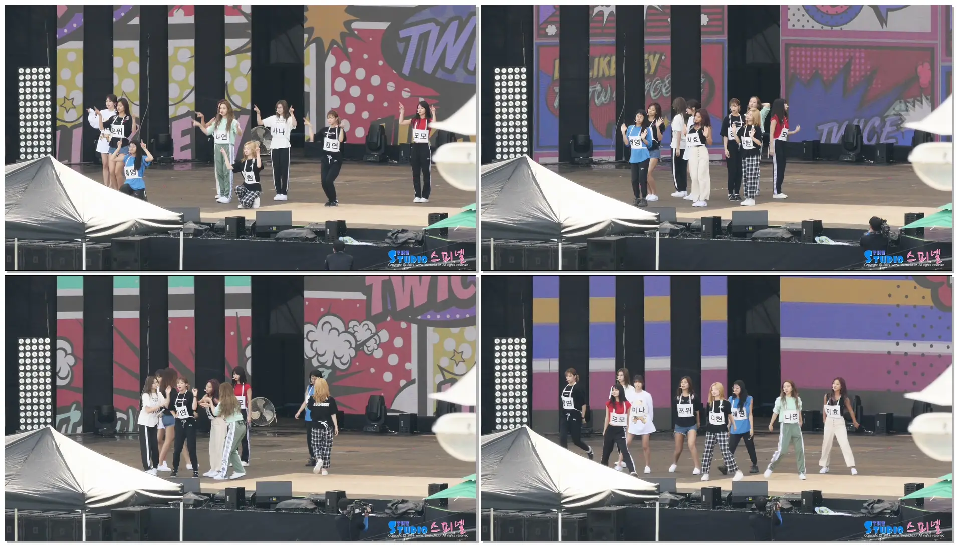180723 트와이스 TWICE Dance 라이키 LIKEY 사복 리허설 Rehearsal 4K 직캠 @ 울산 서머페스티벌 음악중심 by Spinel