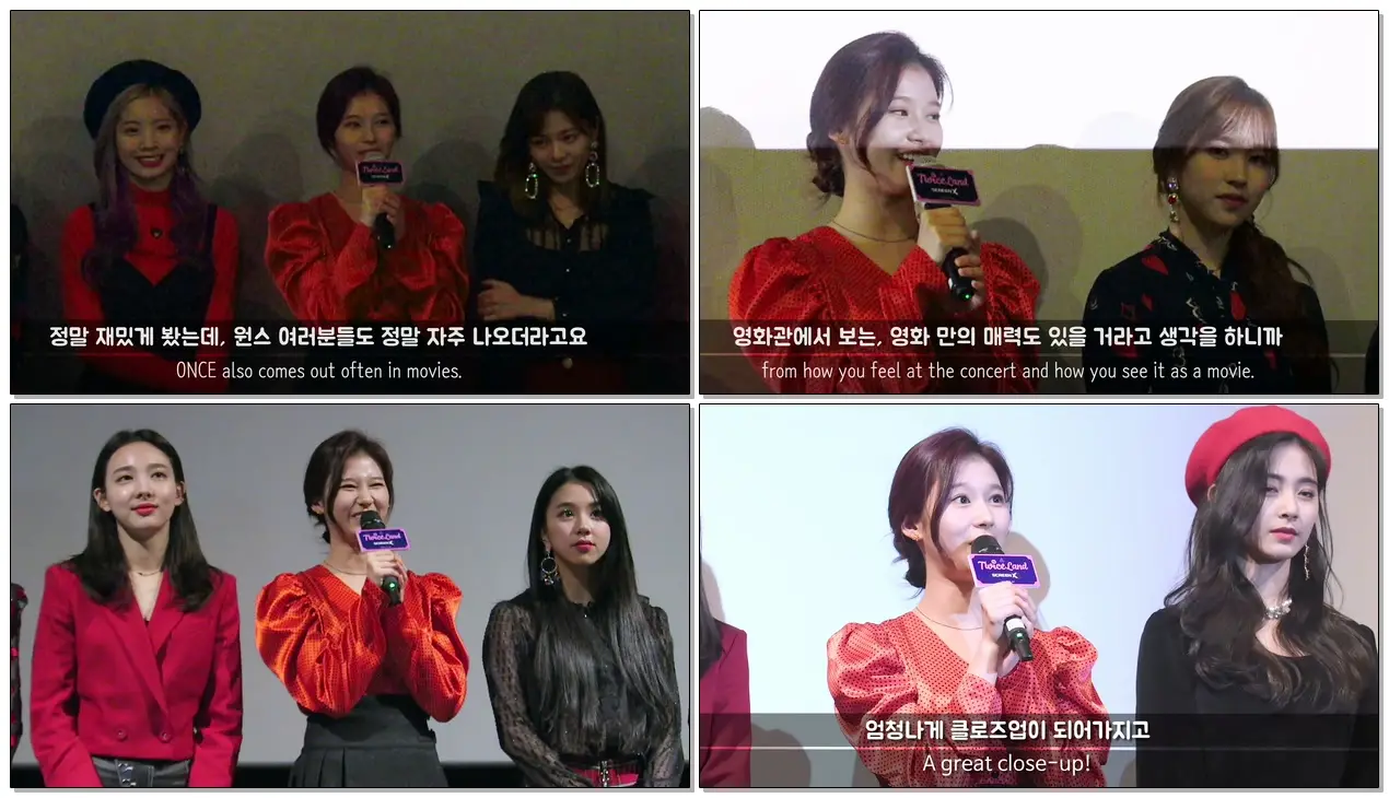 [ENG] 사나의 놀라운 한국어 실력 SANA Speaking Korean : 트와이스 TWICE 무대인사 stage greeting 중에서 : Edited fancam