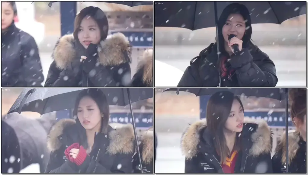161126 트와이스 (TWICE) 눈내리는 미니팬미팅 Mini FanMeeting [미나,사나] Mina,Sana 직캠 Fancam (상암프리즘타워 앞공원) by Mera