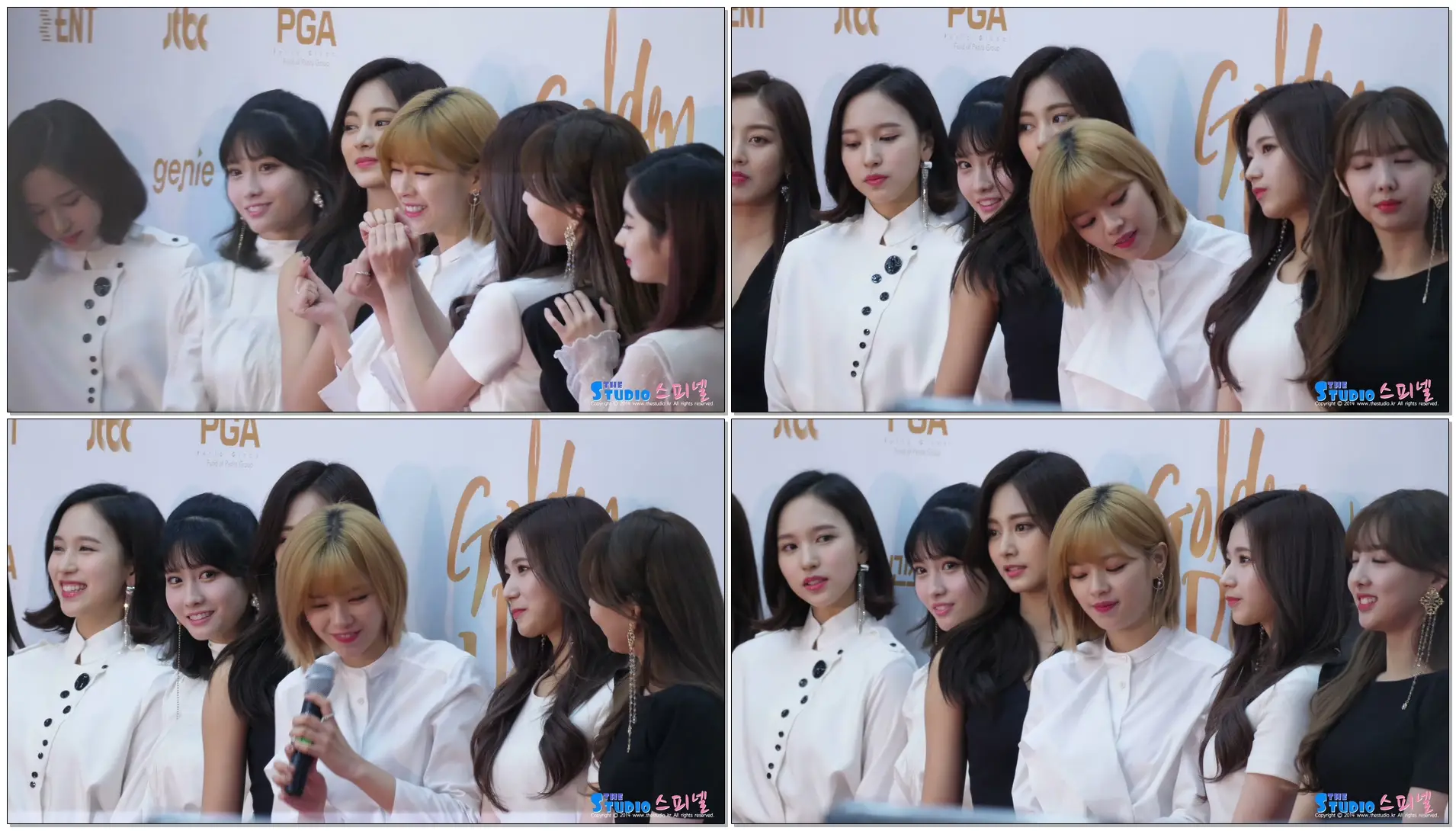180111 트와이스 미나 모모 쯔위 정연 사나 나연 레드카펫 직캠 TWICE fancam (골든디스크 시상식) by Spinel