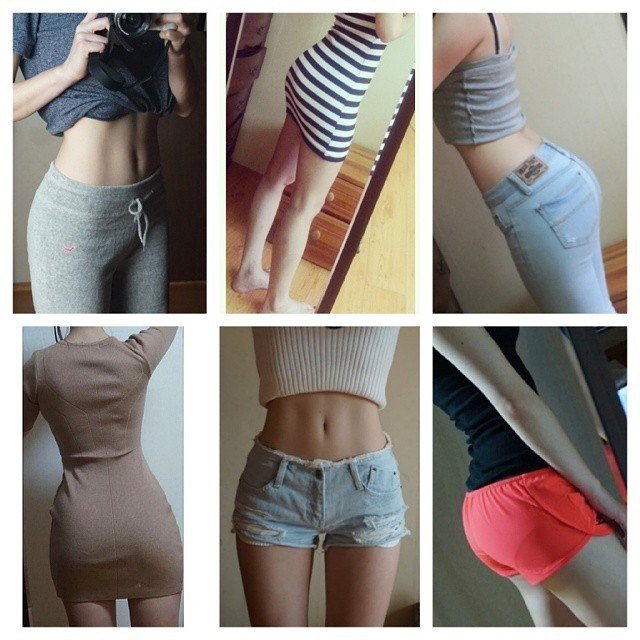 일반인 골반 자랑갑