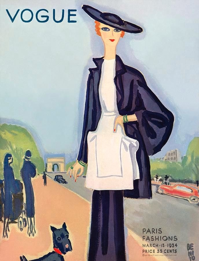 빈티지 보그 커버