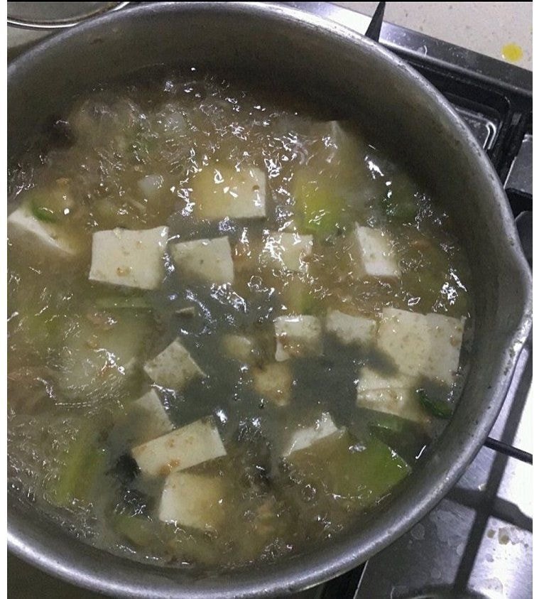 안아키식 된장찌개
