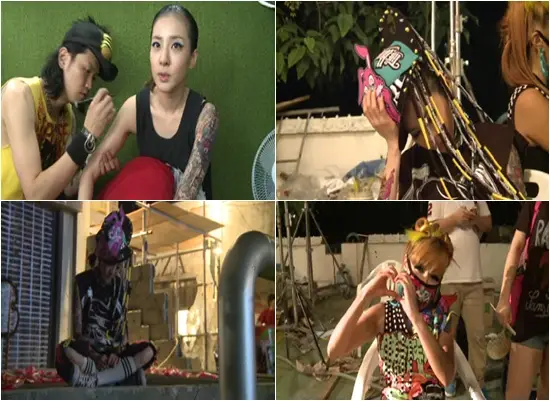 2NE1, 어글리 뮤비 비하인드 스토리 2NE1 tv 라이브 월드와이드서 최초 공개