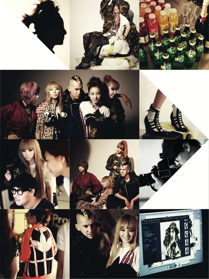 2NE1 - 1st LOOK 창간호 화보 ㅋㅋ