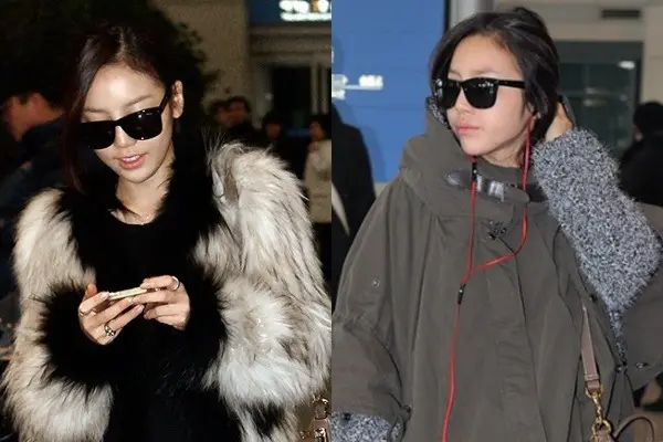 출국하라 vs 입국하라, 극과극 공항패션!!