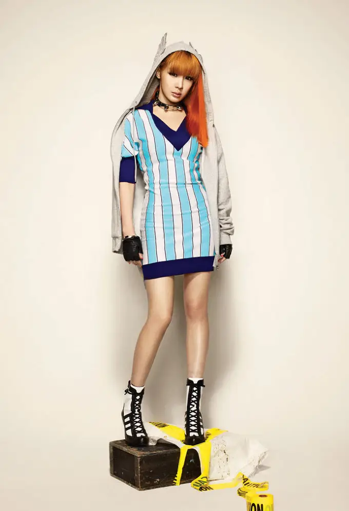 2NE1 - 1st LOOK 창간호 화보 ㅋㅋ