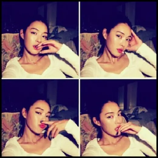 가희 근황, 4분할 셀카 공개