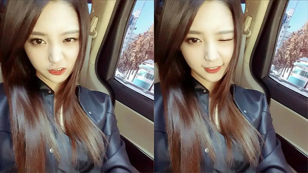 정화(EXID) 150918 인스타그램 - 주차장에서 매니저오빠 기다리며