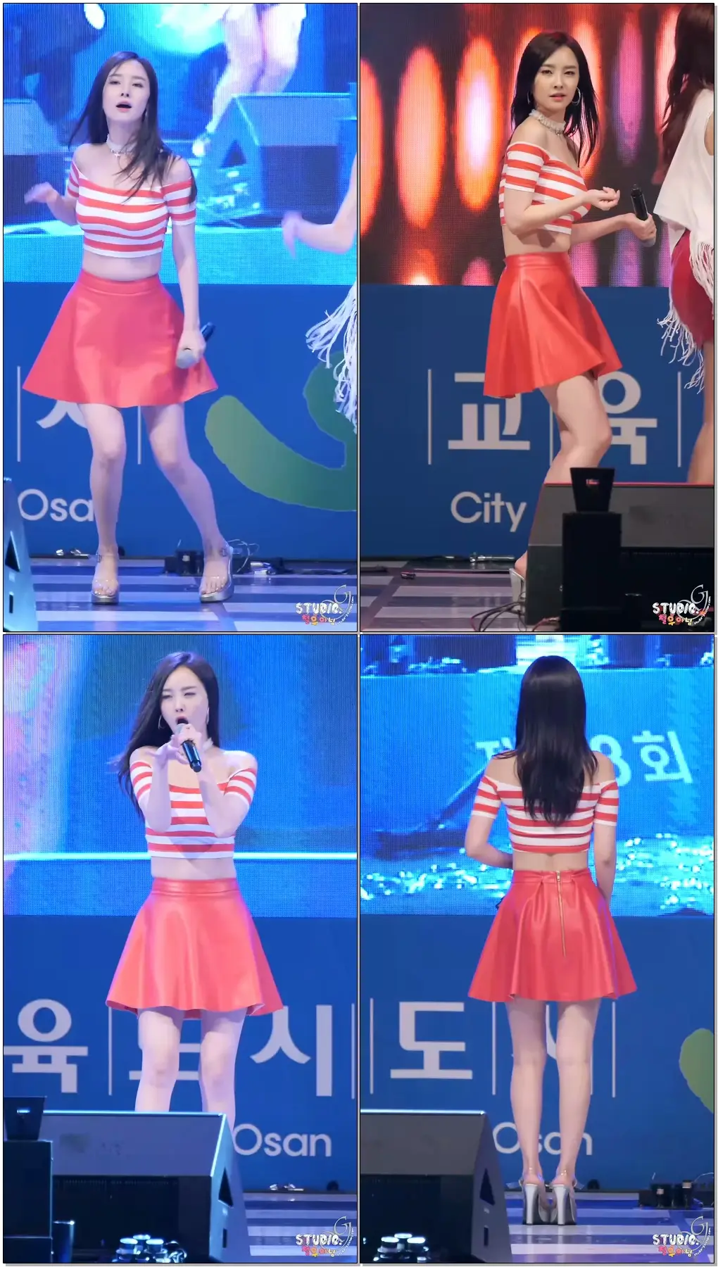 160909 달샤벳(Dalshabet) 오산천잔디공원 오산시민의날 직캠(Fancam)_JOKER(조커)(우희)