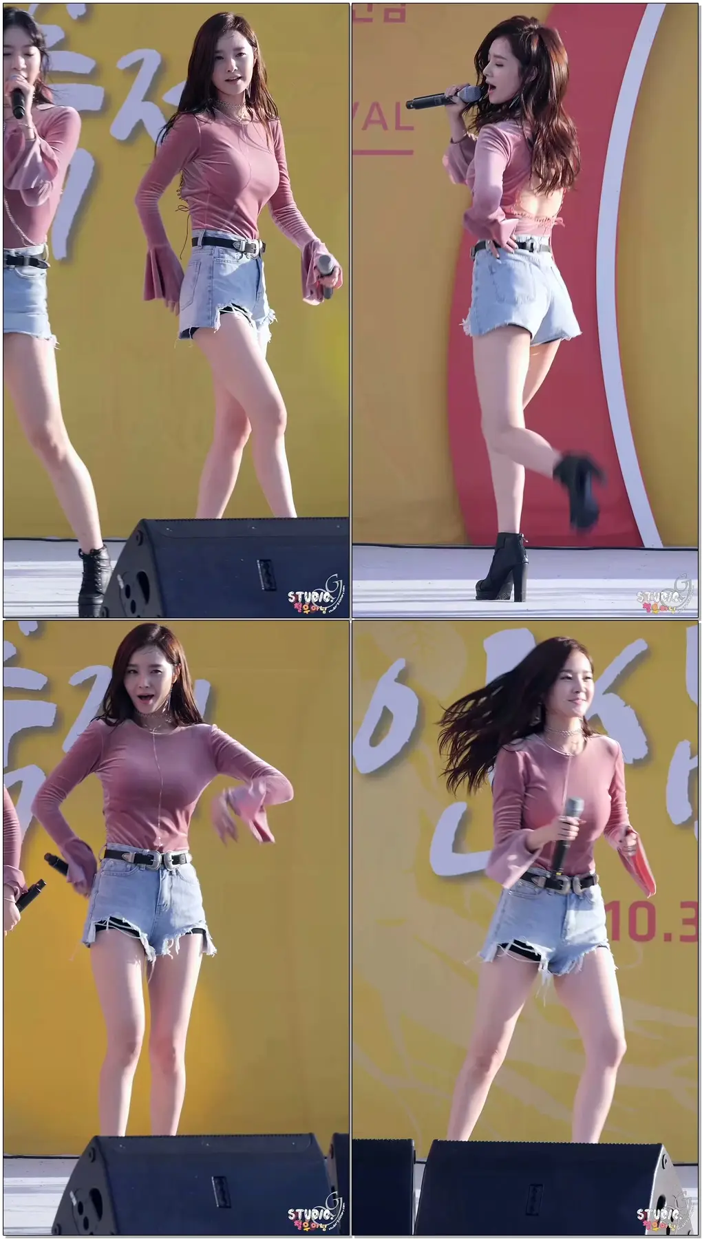 161003 달샤벳(Dalshabet) 서울시청광장 대한민국인삼대축제 직캠(Fancam)_Mr. BangBang(우희)