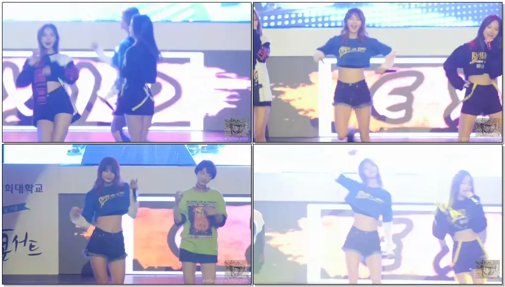 161014 경희대 평화콘서트 EXID 위아래 정화 직캠 by ace