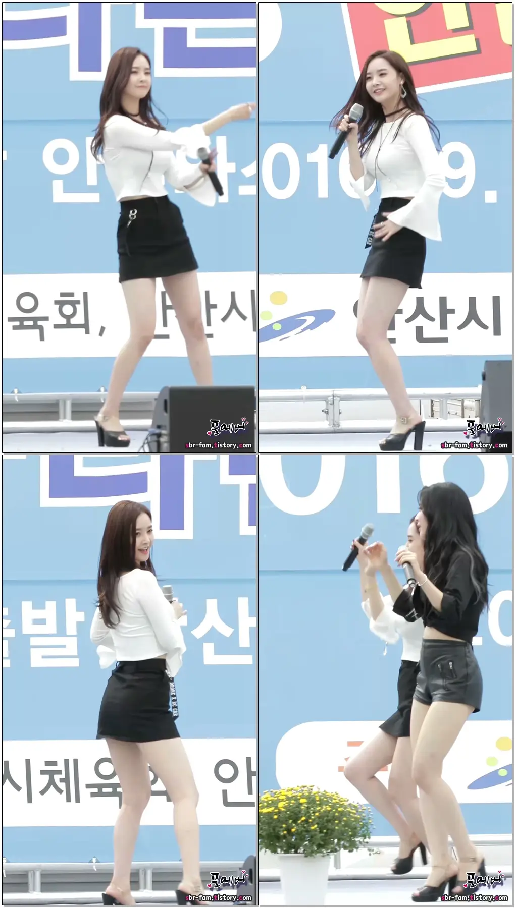 [16.09.25] 달샤벳(Dalshabet) 우희-미스터 뱅뱅(Mr. Bang Bang) [안산 희망마라톤] 직캠 by 포에버