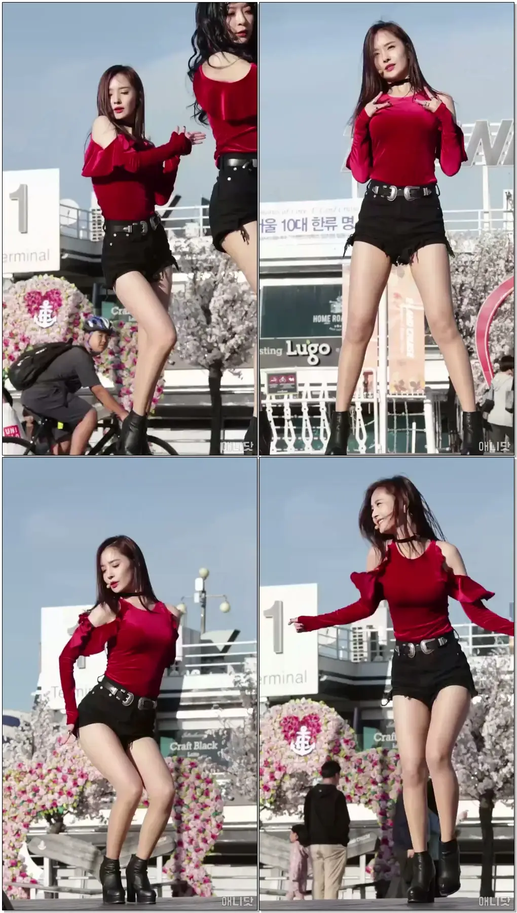 161009 달샤벳 (Dalshabet) 우희 직캠 - 금토일 (FRI. SAT. SUN) (여의도 버스킹) By 애니닷