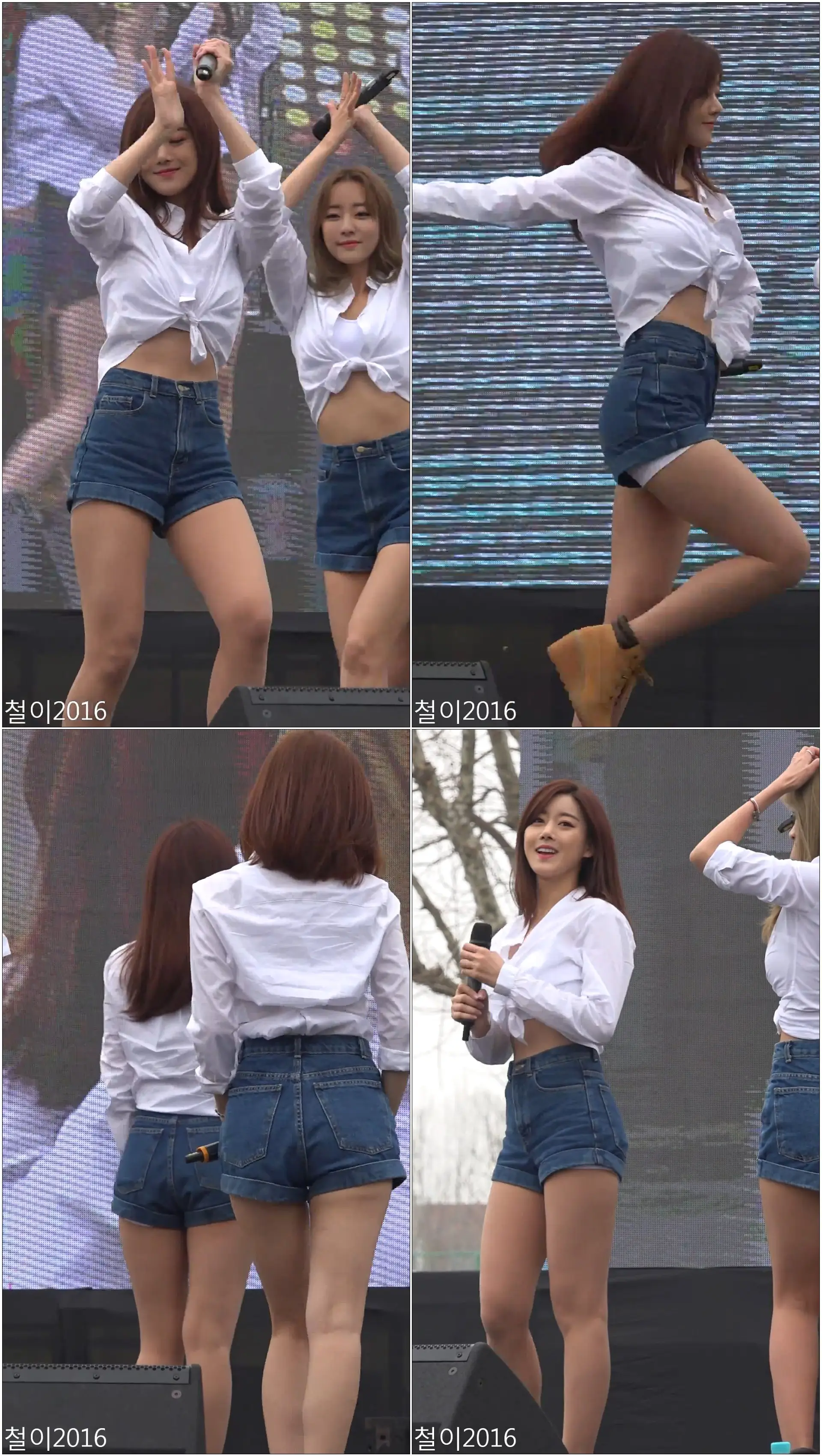 160409 수원종합운동장 kt위즈 서포터즈 레인보우(RAINBOW) 승아 직캠 BY 철이 - whoo