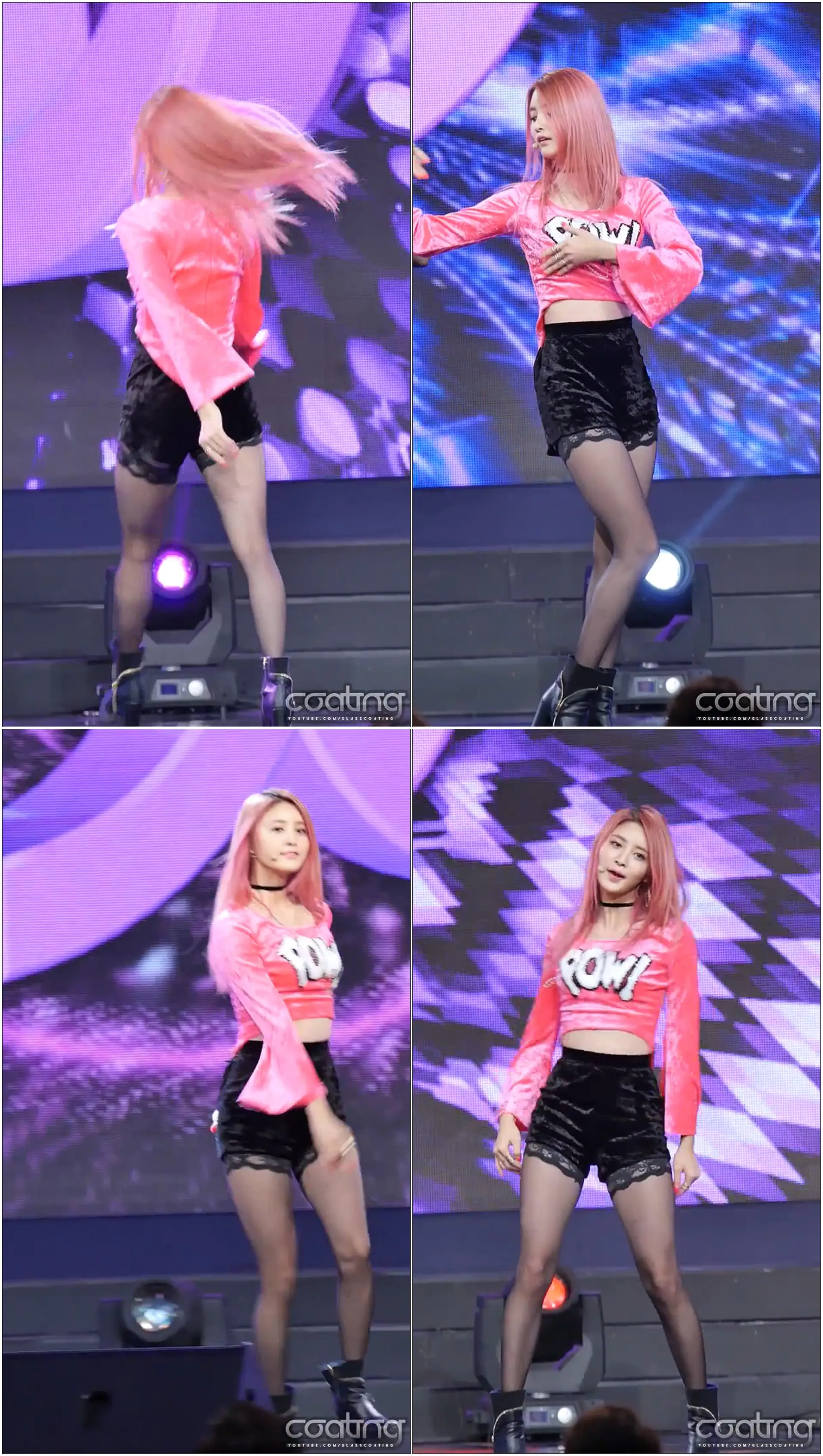 151208 V01 EXID-Hot Pink(정화) 직캠(Fancam)／2015 KBO 골든글러브