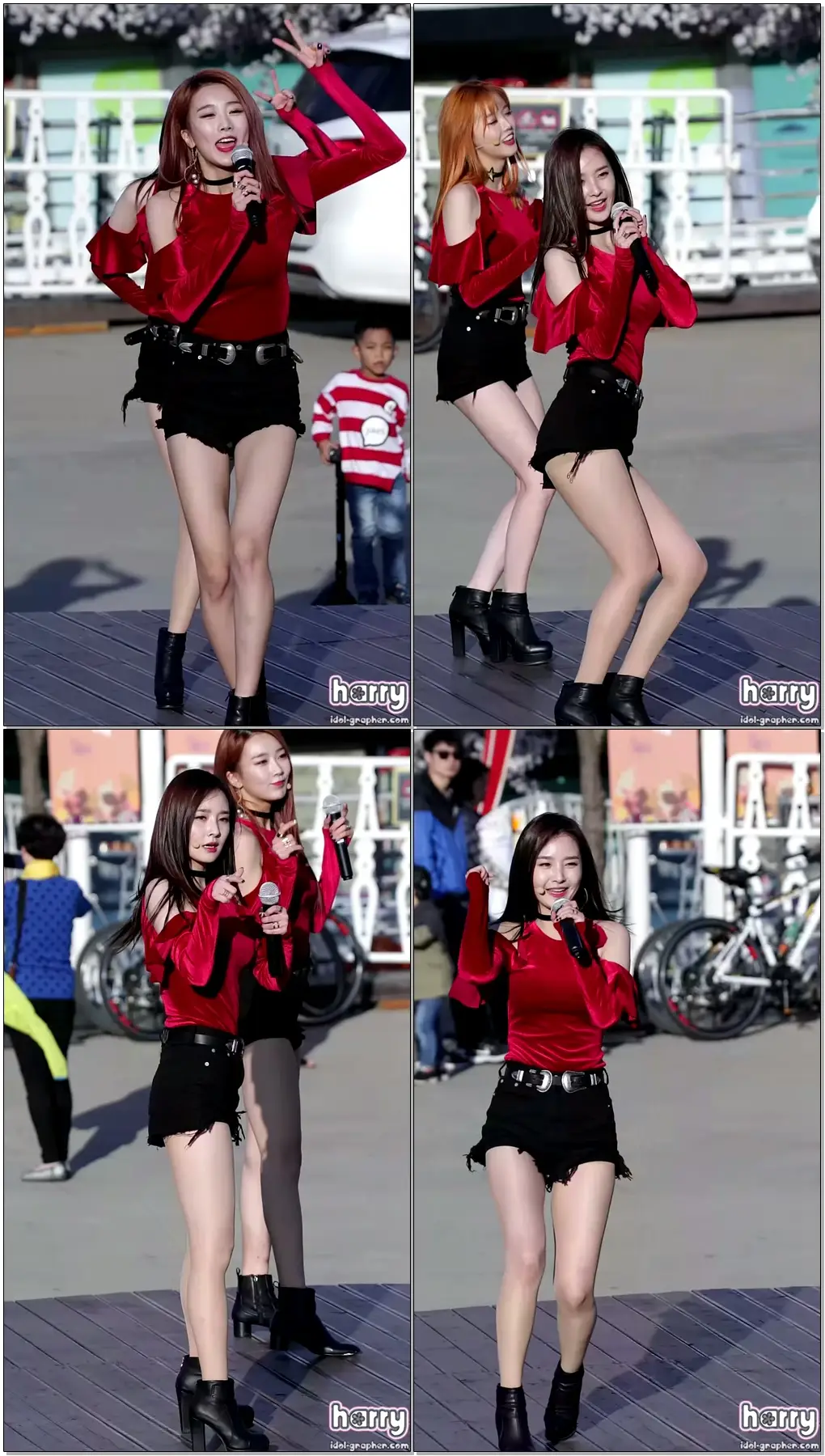 161009 달샤벳(Dal★shabet)우희 - 좋으니까(HARD 2 LOVE) #한강 달샤벳 버스킹 By.디디딥