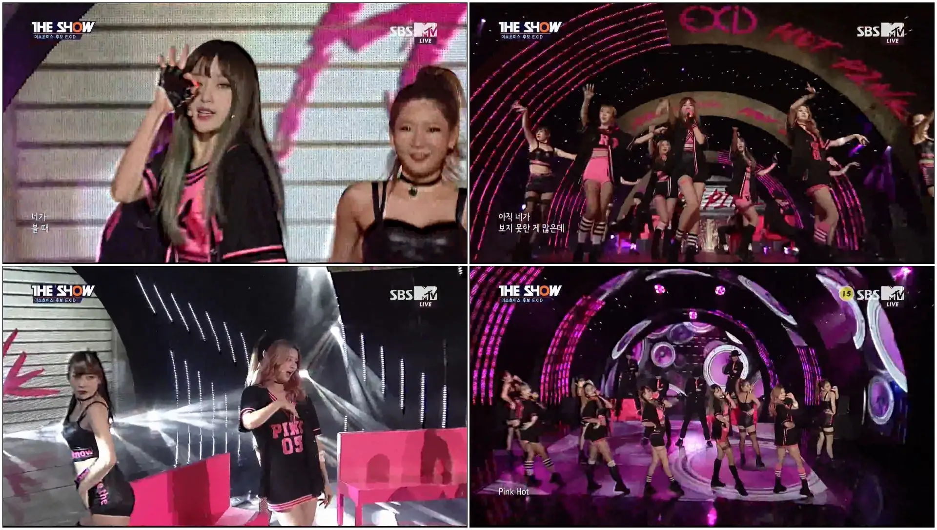 151201 EXID(이엑스아이디) - HOT PINK(핫핑크) @ THE SHOW 더쇼