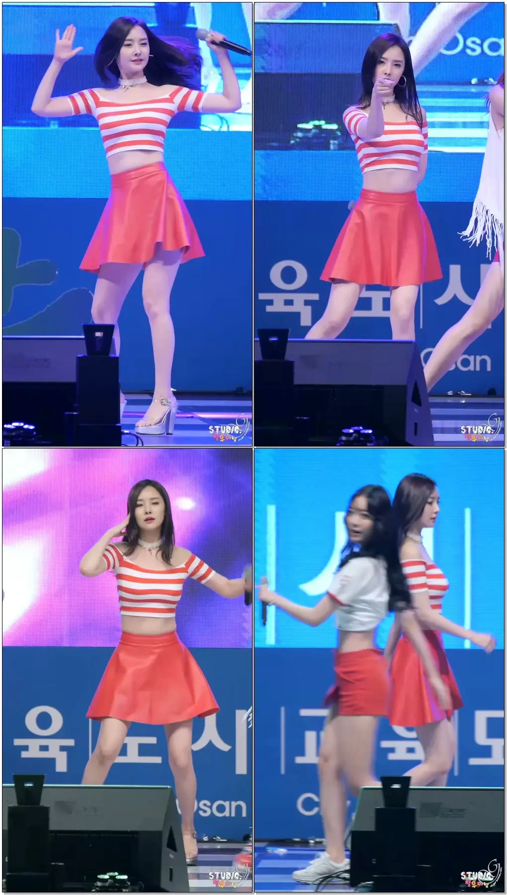 160909 달샤벳(Dalshabet) 오산천잔디공원 오산시민의날 직캠(Fancam)_너 같은(우희)