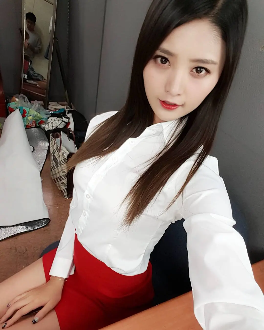 정화(EXID) 150928 인스타그램 - 전국아이돌노래자랑 (매니저오빠시선강탈)