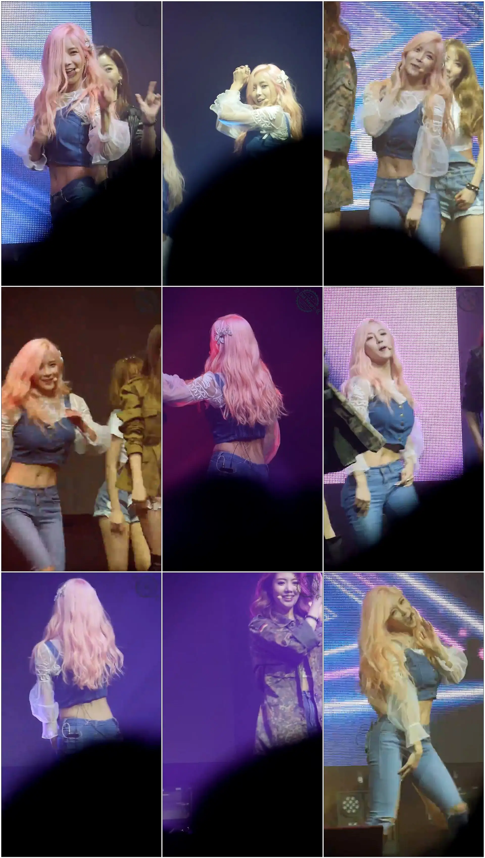 160215 레인보우 4th 미니앨범 PRISM 쇼케이스 레인보우 WHOO 현영 직캠 By 델네그로