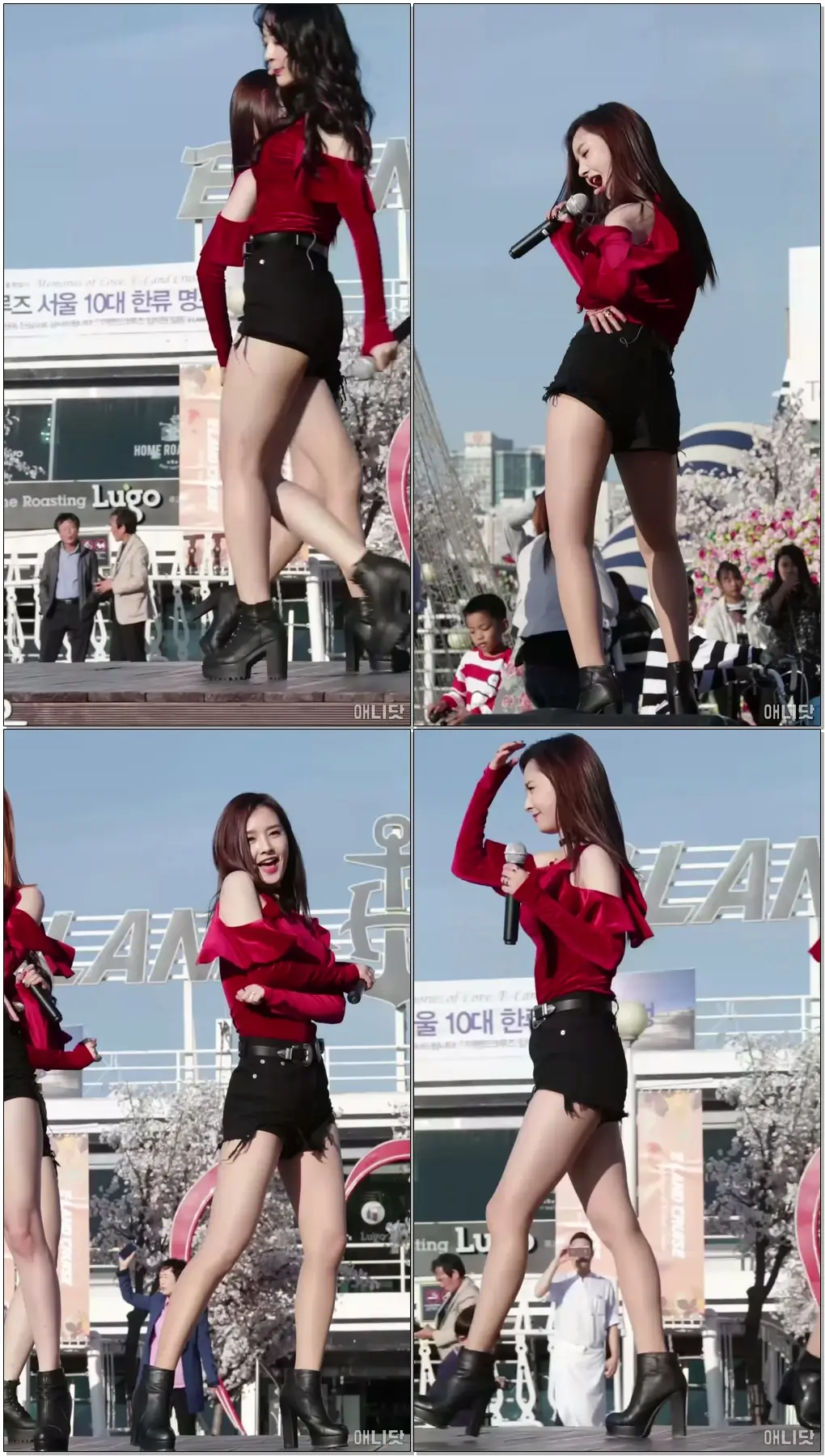 161009 달샤벳 (Dalshabet) 우희 직캠 - Mr. BangBang (여의도 버스킹) By 애니닷