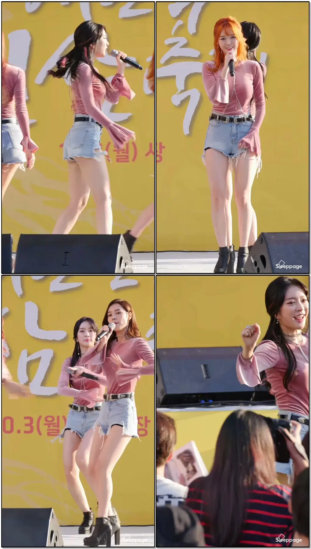 [4K/직캠/FANCAM] 161003 달샤벳 ( Dalshabet ) 미스터 뱅뱅 ( Mr. Bang Bang )[아영] @ 서울인삼축제 by Sleeppage