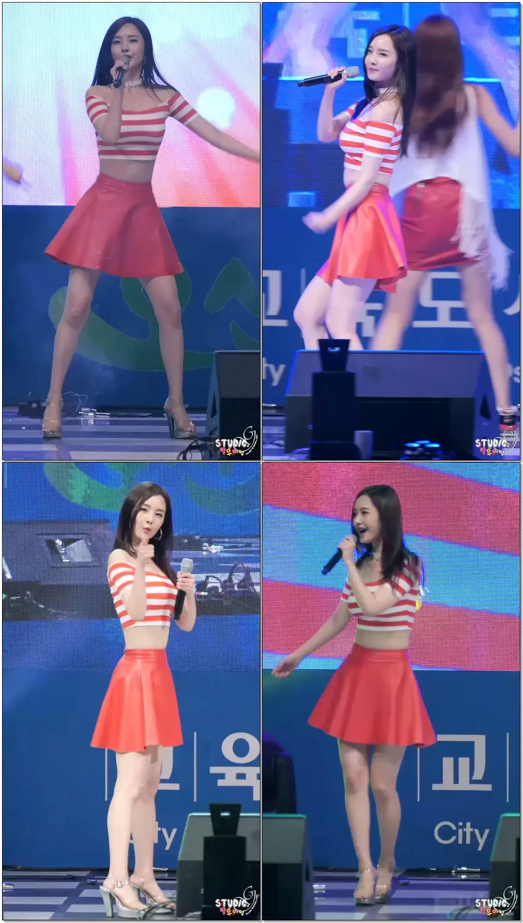 160909 달샤벳(Dalshabet) 오산천잔디공원 오산시민의날 직캠(Fancam)_Supa Dupa Diva(수파두파디바)(우희)