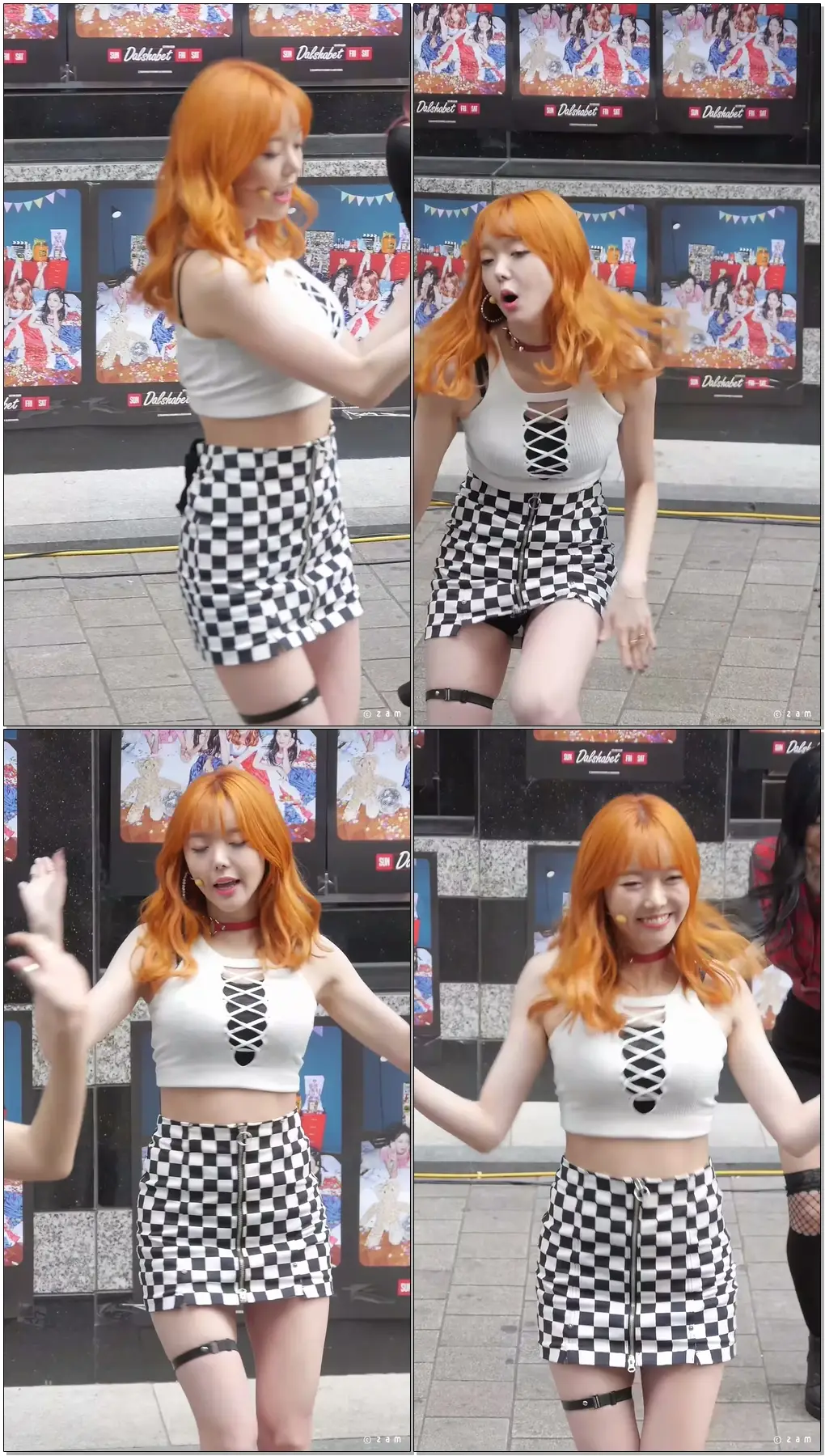 161001 달샤벳 세리 - 금토일 (명동버스킹공연) 직캠 fancam by zam