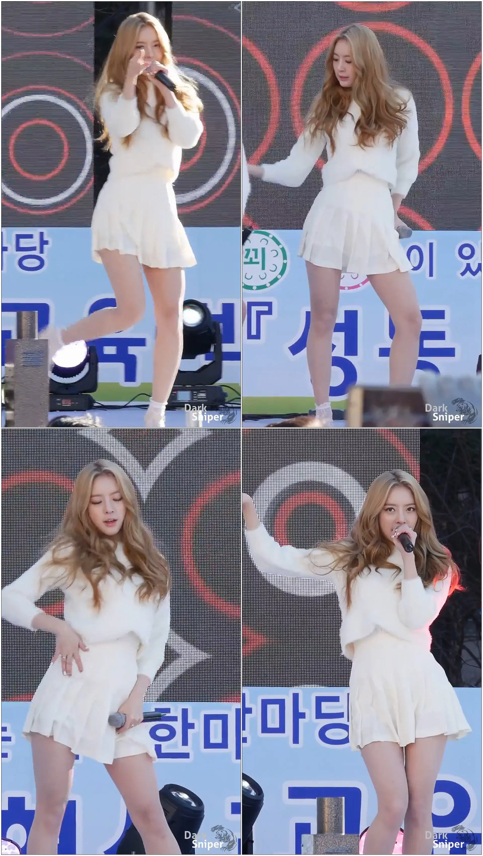 [직캠]151217 달샤벳(Dal★shabet) 수빈+아영+세리 / 성동 혁신교육 박람회 @왕십리광장 by DarkSniper