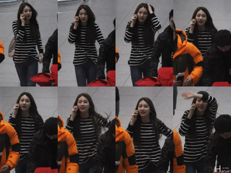 140113 인천공항 출국 수지(미쓰에이) 직찍