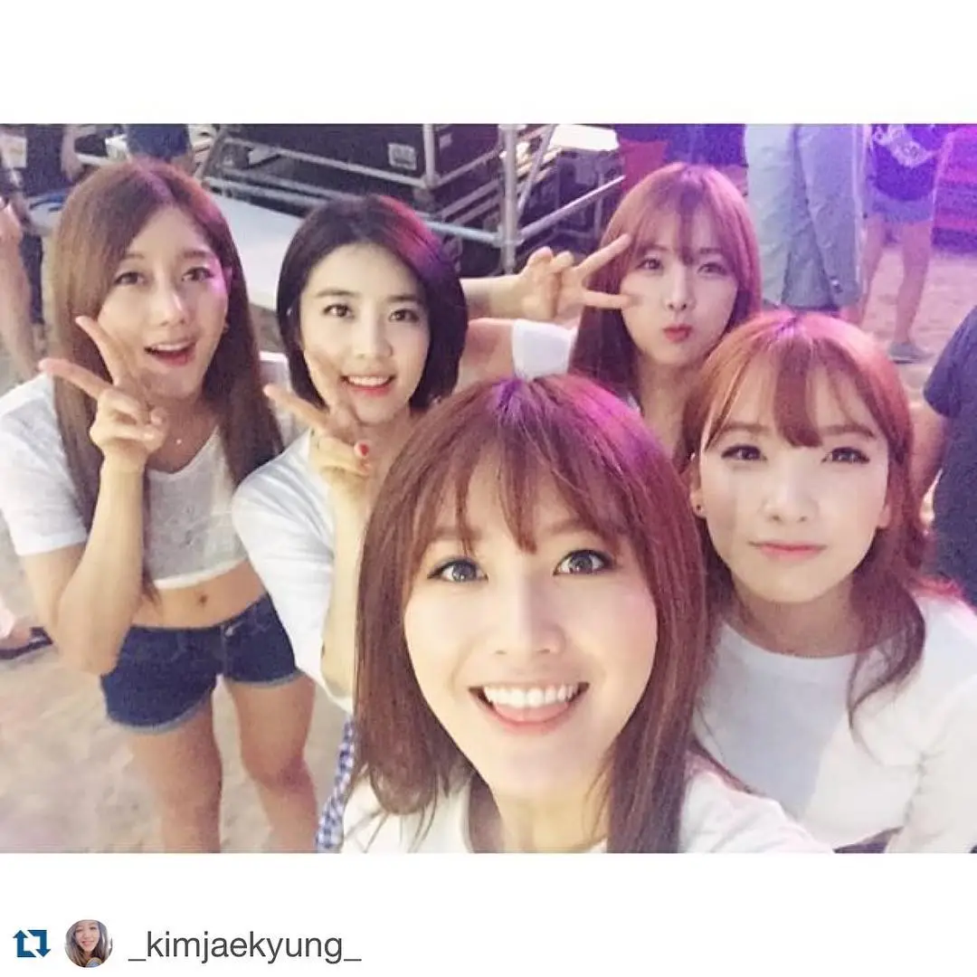 오승아(레인보우) 150731 인스타그램 - 우린 해운대지롱!!!ㅎㅎㅎ