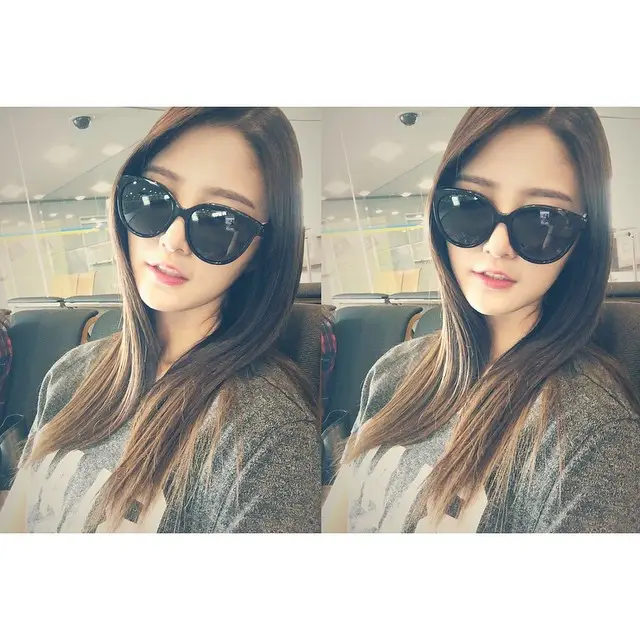 정화(EXID) 150615 인스타그램 - 슝~