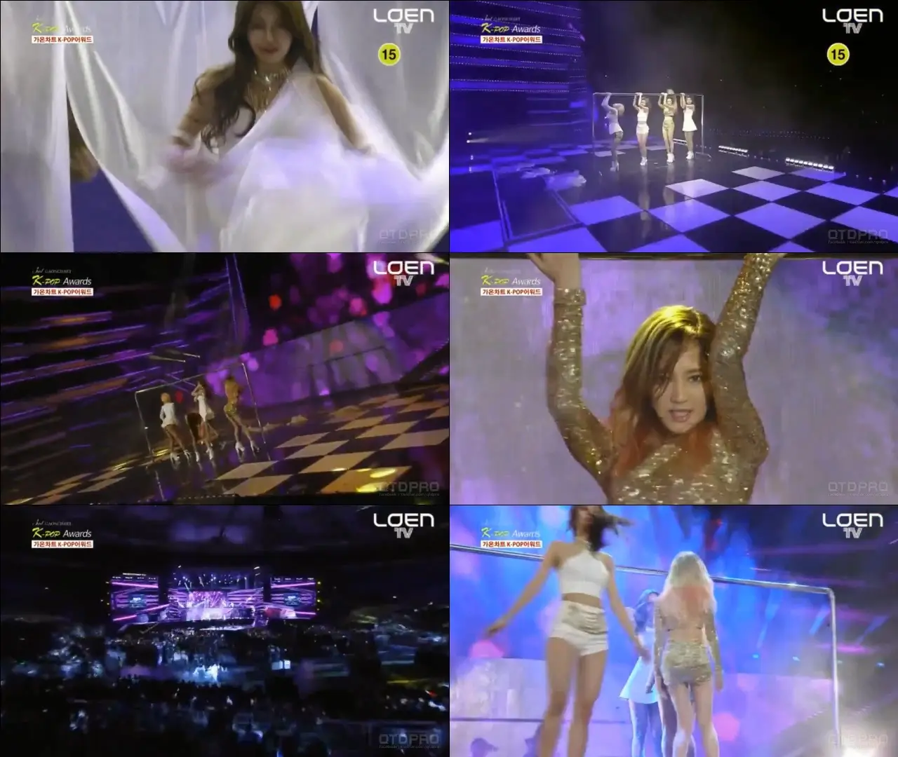 Miss A - Intro + Hush @ 140212 가온차트 어워즈