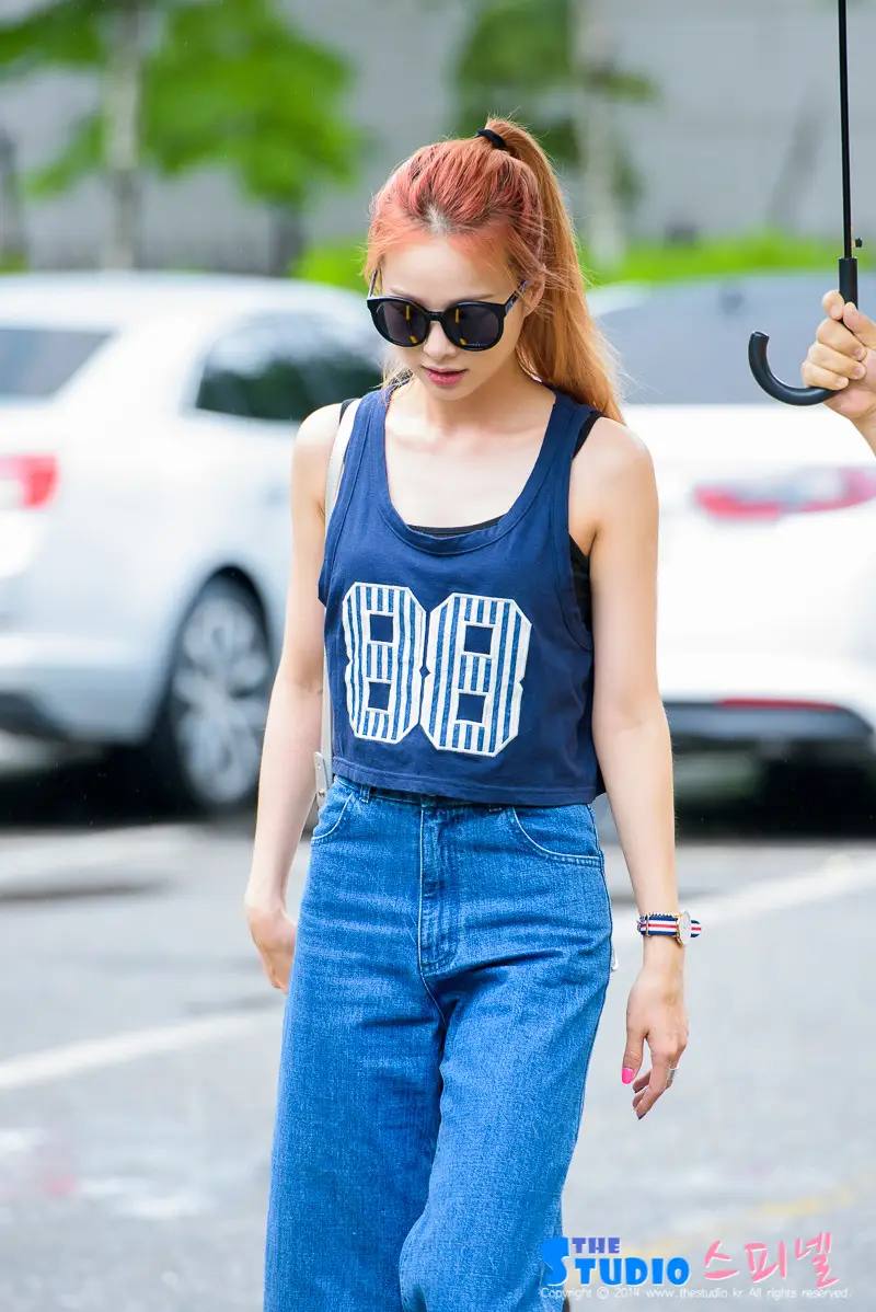 150626 뮤직뱅크 출근길 EXID 직찍 by 스피넬