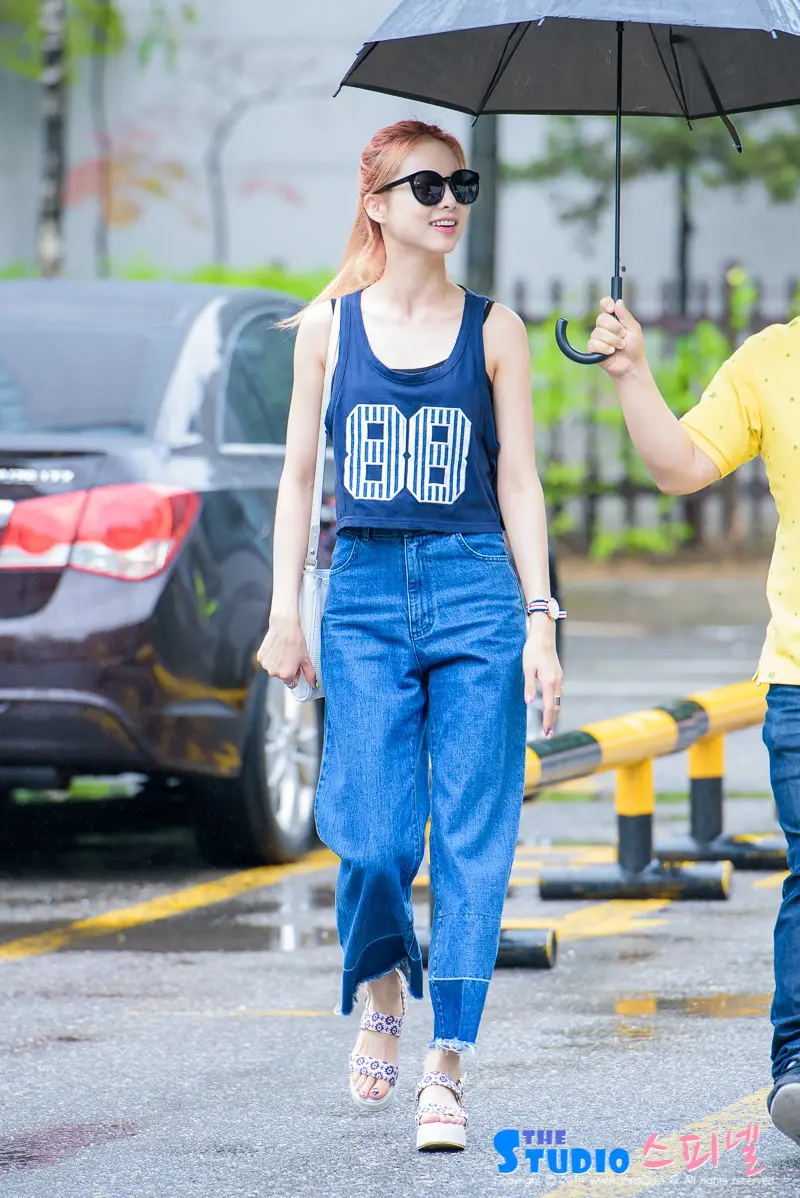 150626 뮤직뱅크 출근길 EXID 직찍 by 스피넬