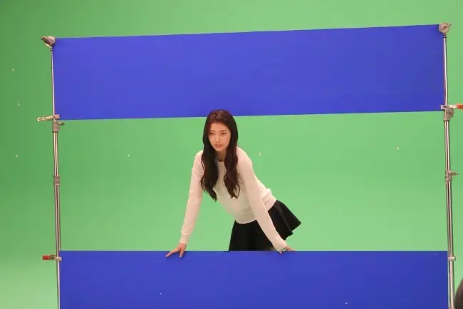 수지(miss a) 유라이브 TV-CF 촬영 현장.JPG