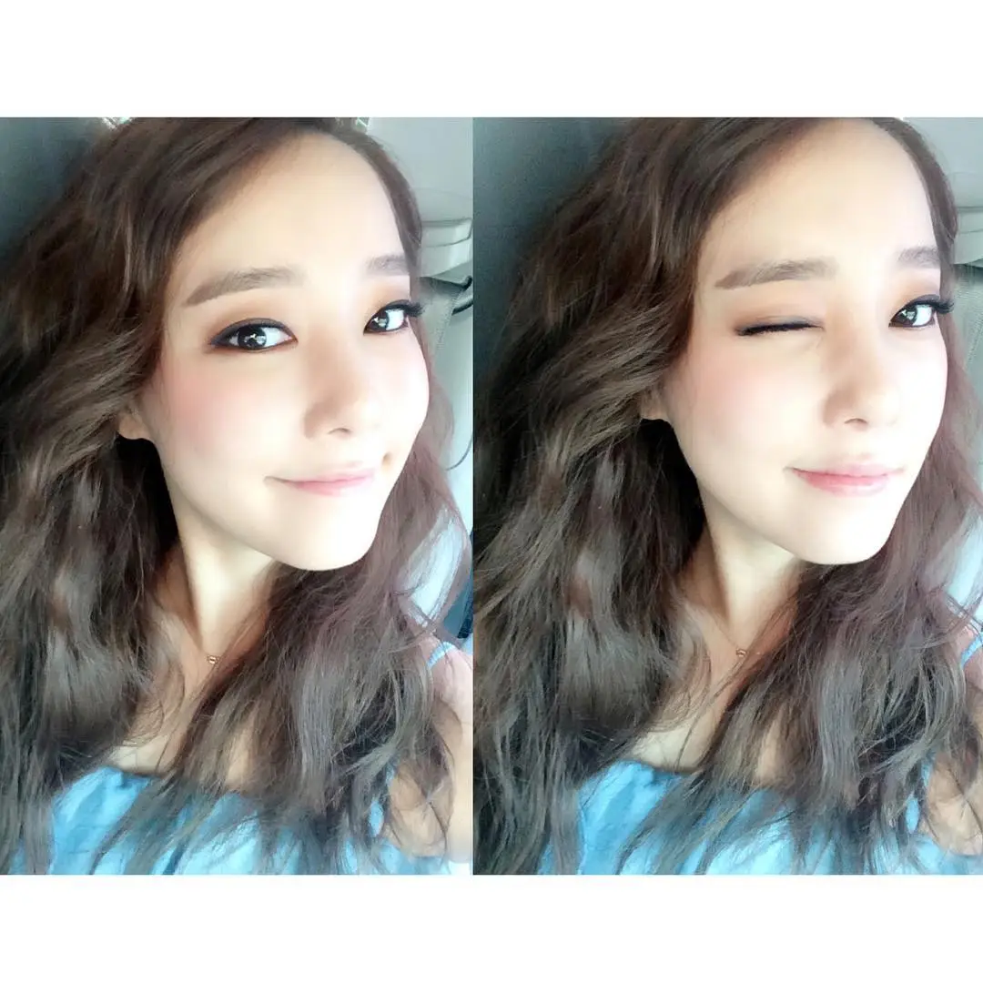 고우리(레인보우) 150827 인스타그램 - 윙끄~_^ 히히