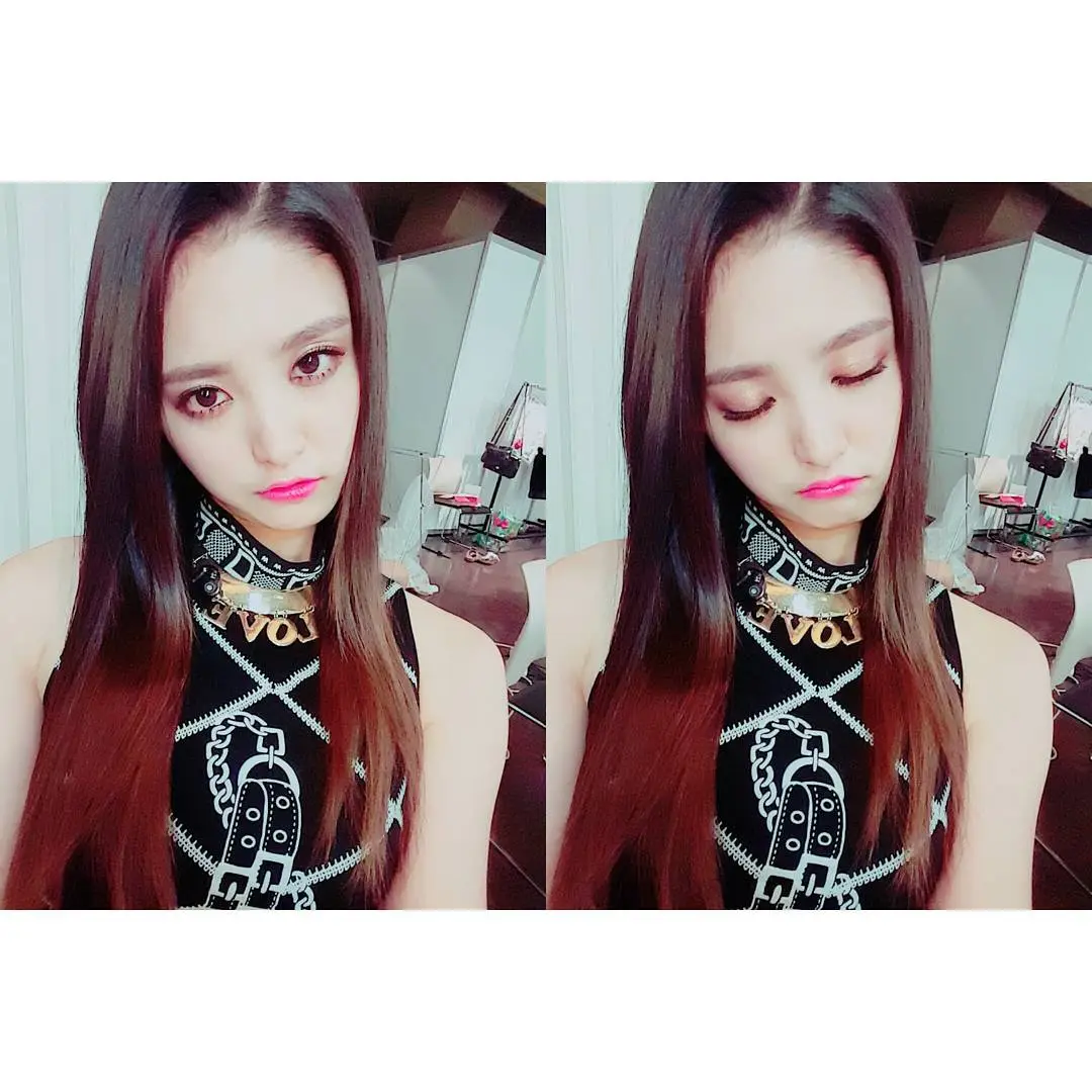 정화(EXID) 150831 인스타그램 - 갑작선물