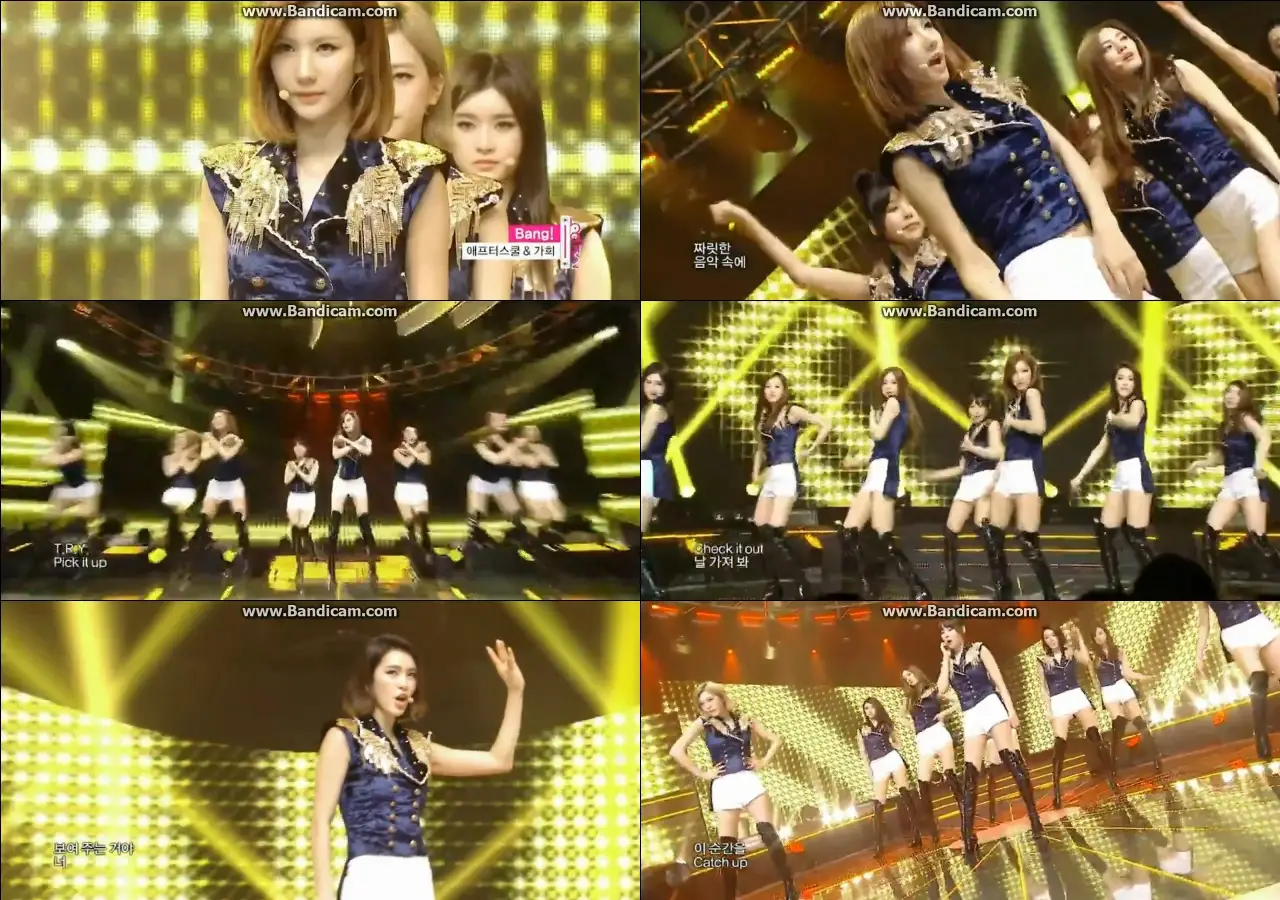 [140308 음악중심] 애프터스쿨&가희 - Let's Do It! & Bang!