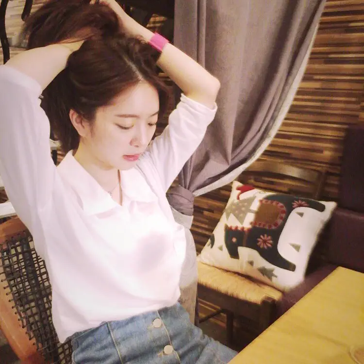 아영(달샤벳) 150714 인스타그램 - 덥다덥다정말 땀난다