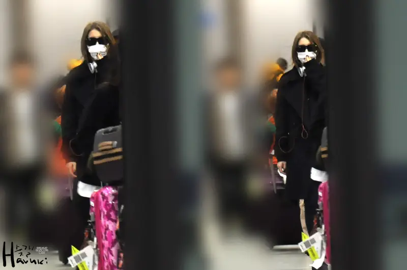 수지(miss a) 직찍 - 131217 인천공항 입국