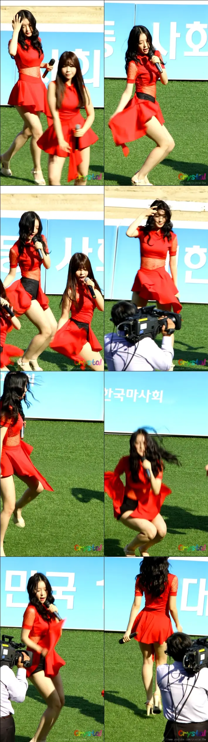 [직캠] 가은 아영 지율(달샤벳) - 130915 경마공원 by Crystal