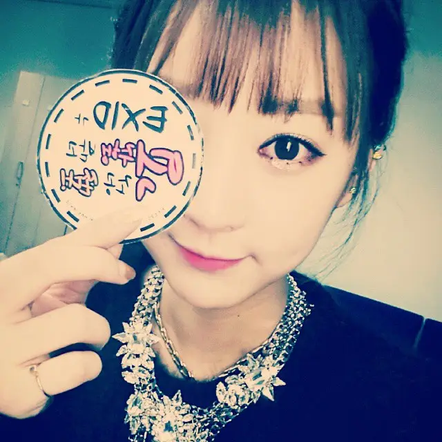 혜린(EXID) 141228 인스타그램 - #역조공exid오에 #사랑해요레고