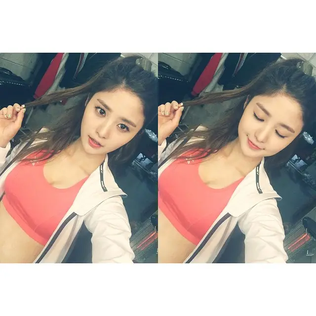 정화(EXID) 150321 인스타그램 - 벗벗 미즈노편 기념 셀카투척..!