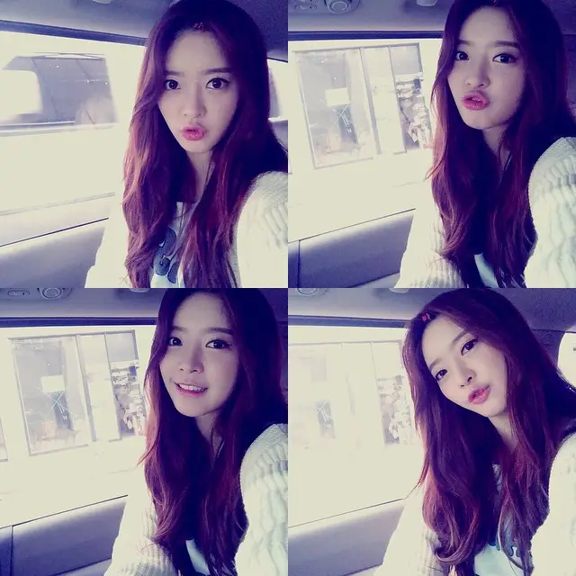 아영(달샤벳) 150420 인스타그램 - 눈이자꾸 감기는데 힘내용