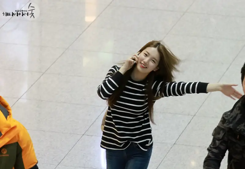 140113 인천공항 출국 수지(미쓰에이) 직찍